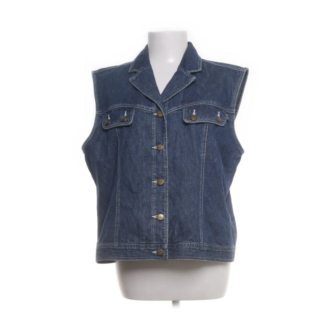 Never Mind | Blauw - Spijker gilet