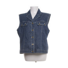 Never Mind | Blauw - Spijker gilet