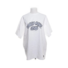 Dr. Denim | Wit oversized grafisch T-shirt