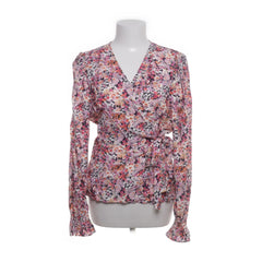 Pieces | Roze, Grijs - Wikkelblouse