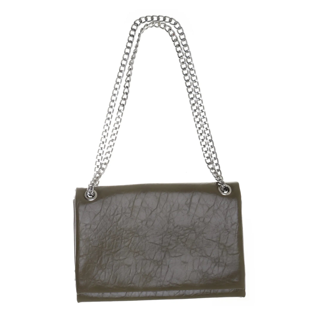 Reserved | Groen, Grijs - Schoudertas