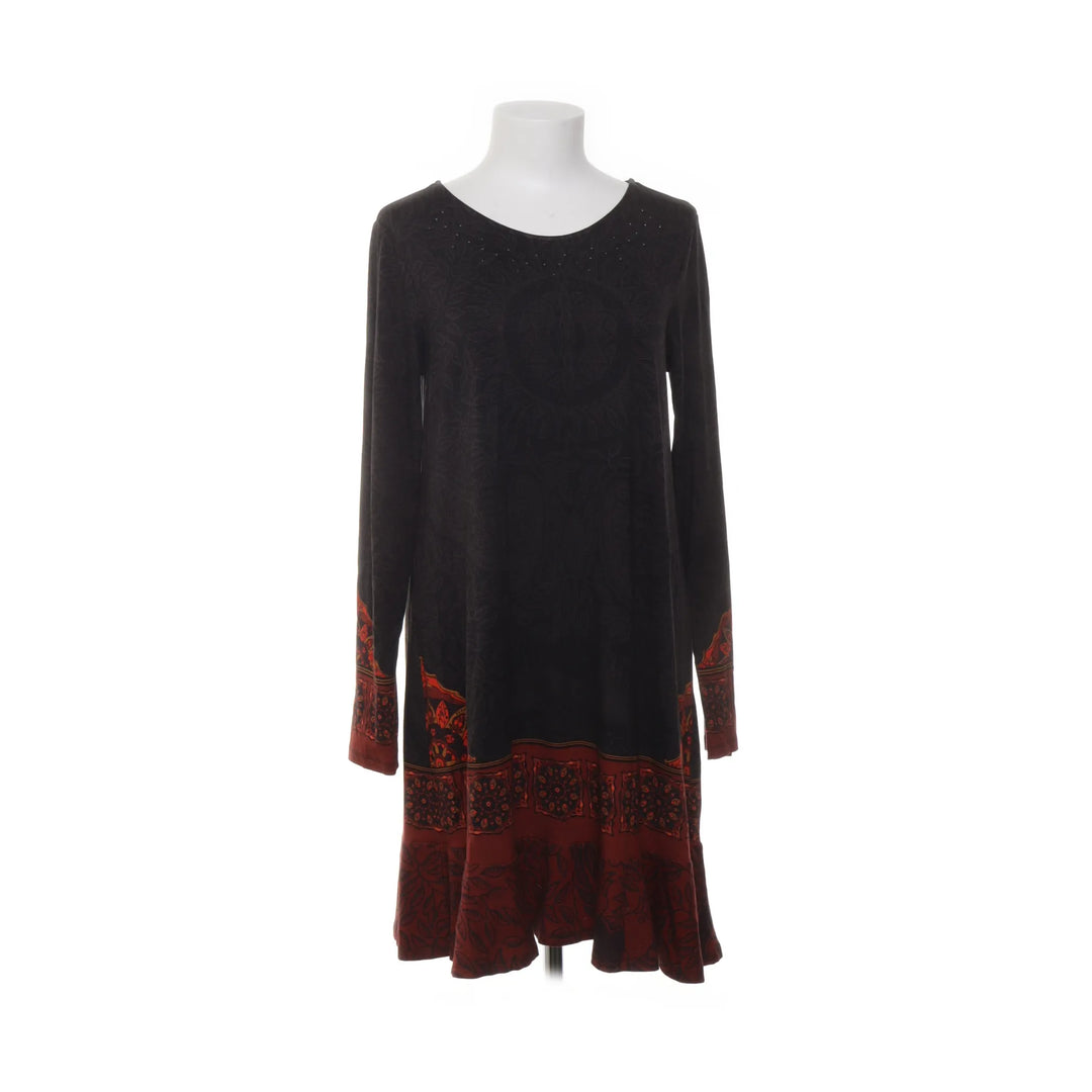 Desigual | Grijs, Rood, Meerkleurig - Jurk