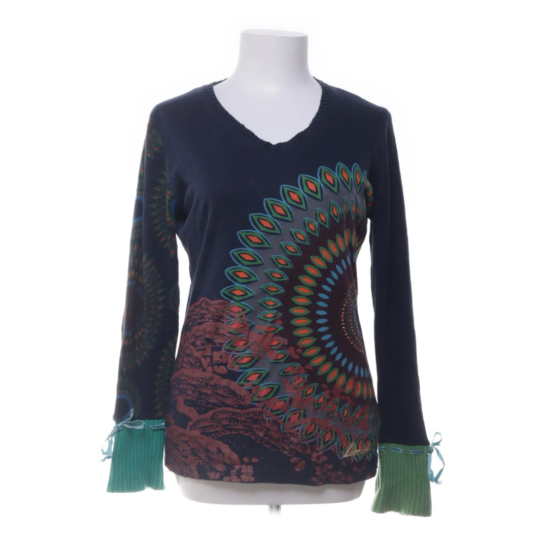 Desigual | Blauw, Meerkleurig - Trui