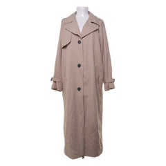 ONLY | Beige lange trenchcoat