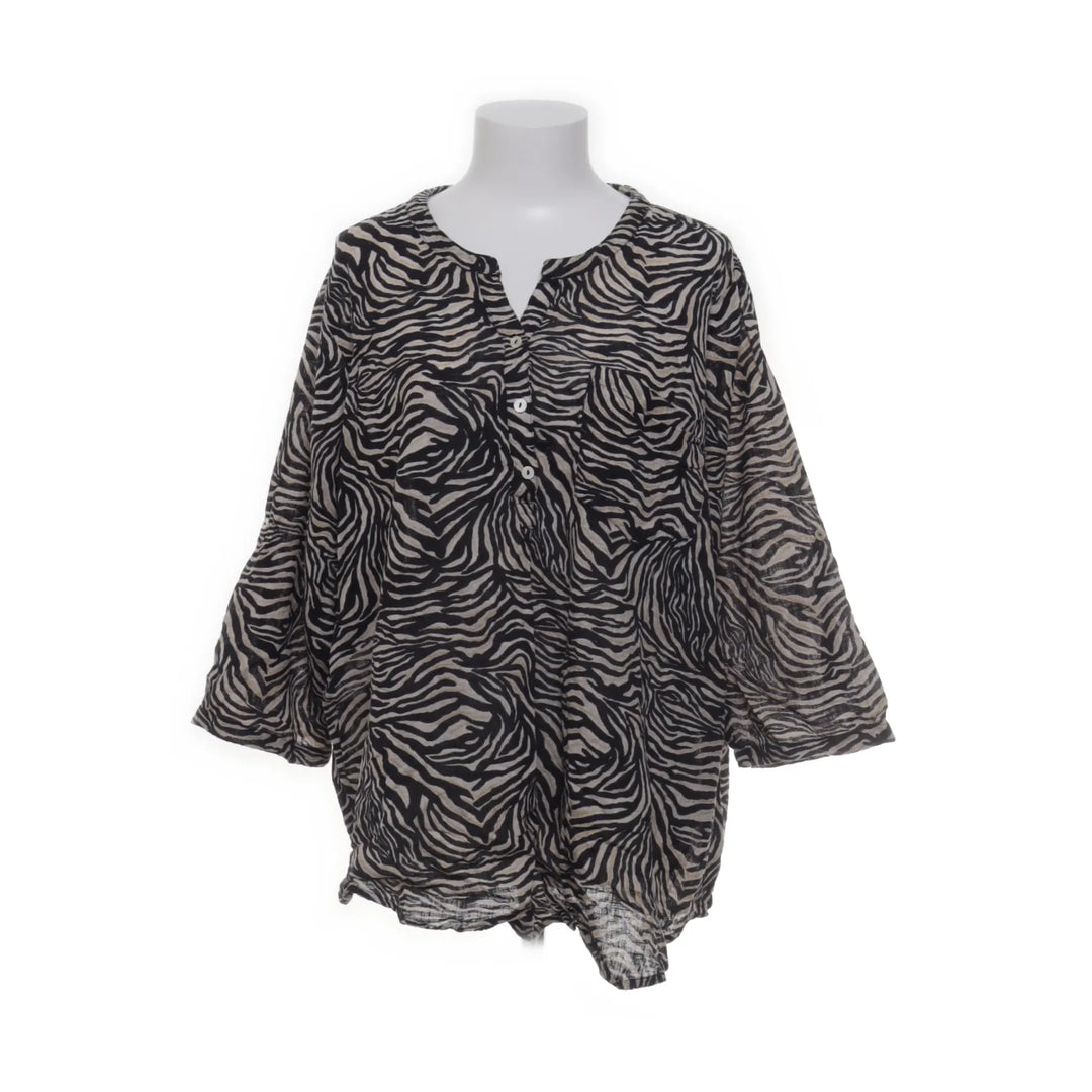 Isolde | Zwart, Beige - Blouse