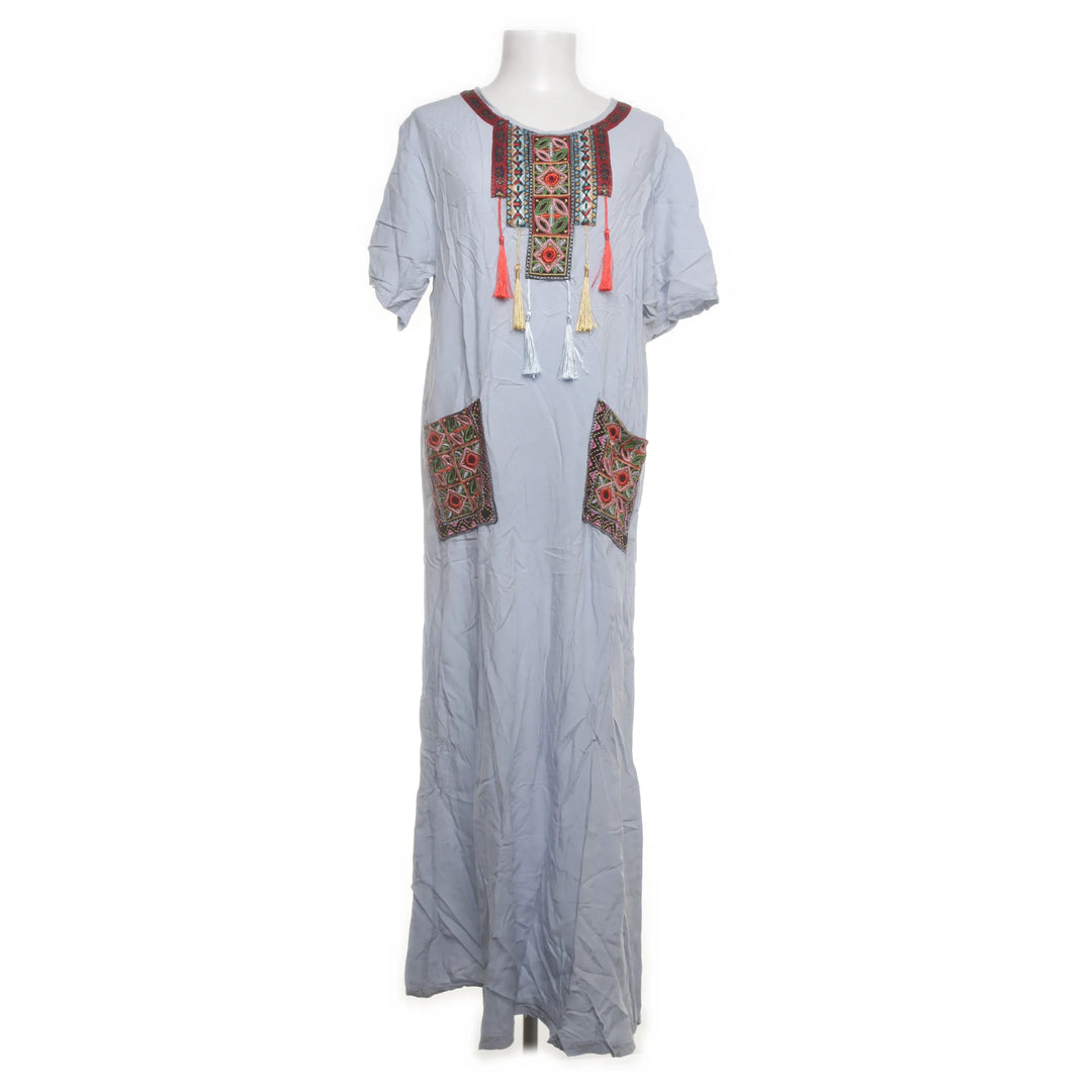 MZK | Blauw, Meerkleurig - Maxi jurk