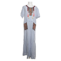 MZK | Blauw, Meerkleurig - Maxi jurk