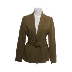 Ichi | Olijfgroene blazer met riem