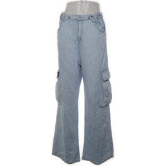 Black Fuchsia | Blauw - Cargo broek