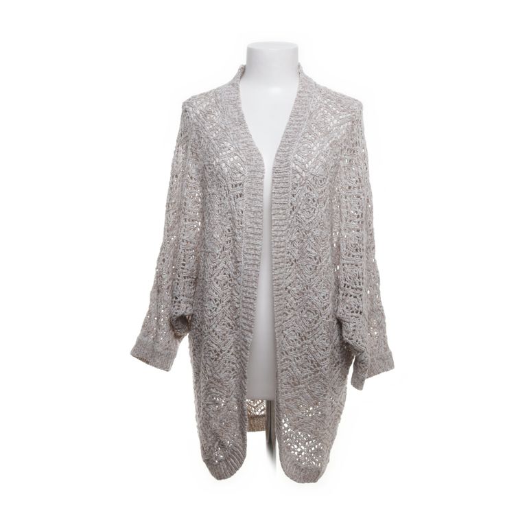Body flirt | Grijs gehaakt vest