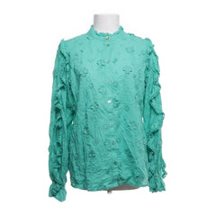 Fabienne Chapot | Turquoise Kanten Blouse