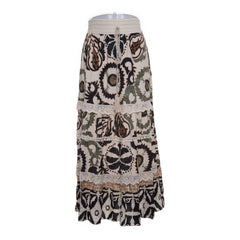 Beige, Meerkleurig - Maxi rok