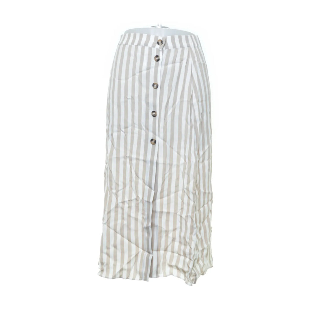 H&M | Beige, Wit - Maxi rok