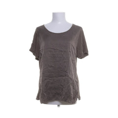 Tommy Hilfiger | Grijze zijden T-shirt