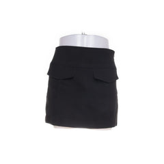 Zara | Zwarte minirok met zakdetails