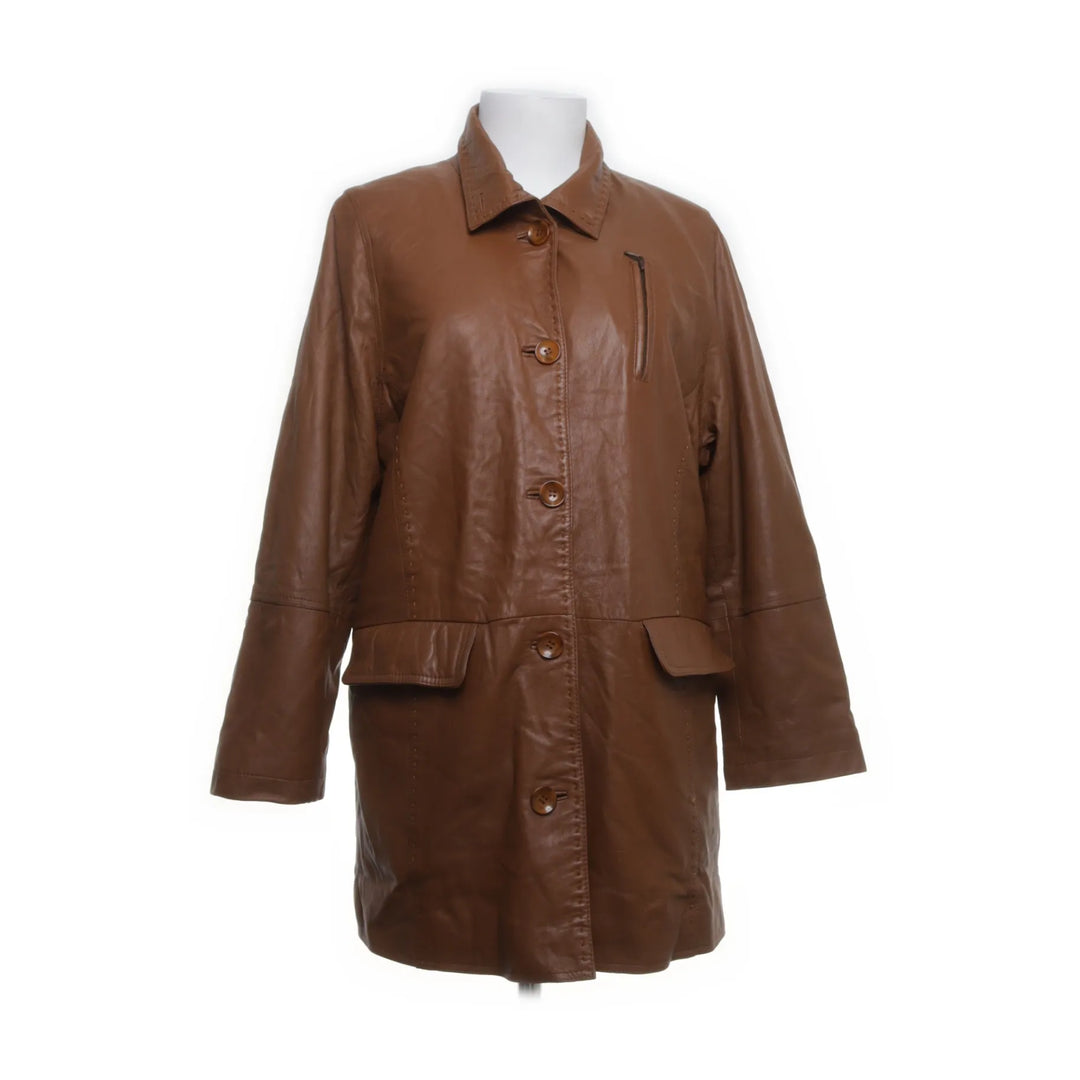 Walbusch | Bruin - Leren jack