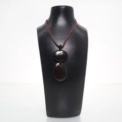 Bruine Houten Halsketting