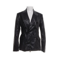 Zara | Zwart leren blazer