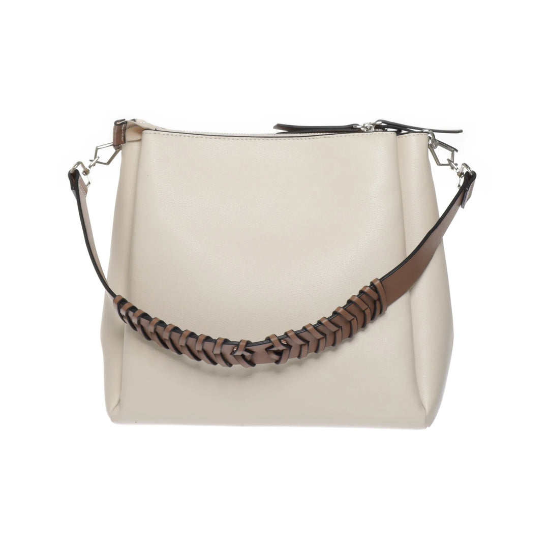 Beige, Bruin - Schoudertas