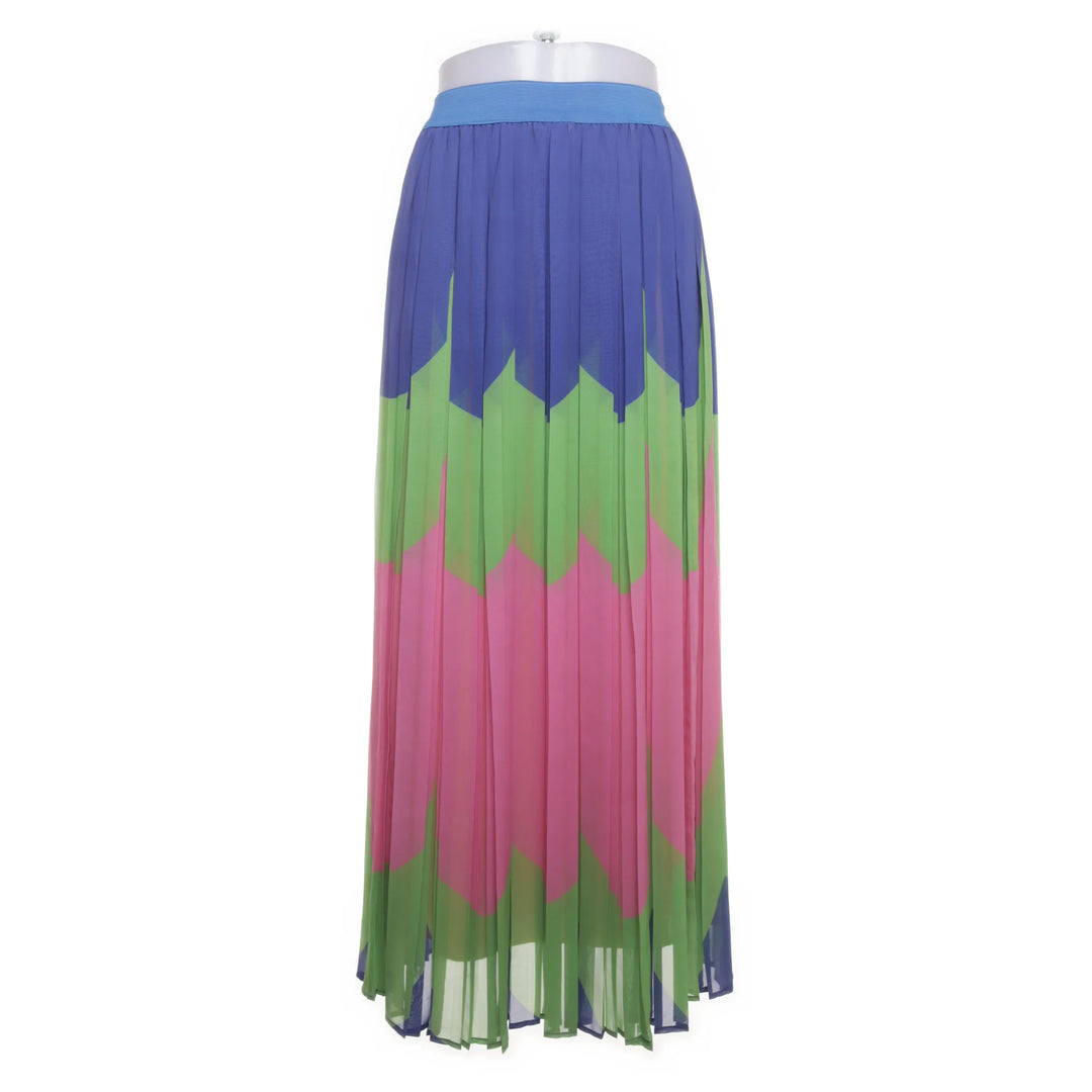 Merwish | Blauw, Meerkleurig - Maxi rok