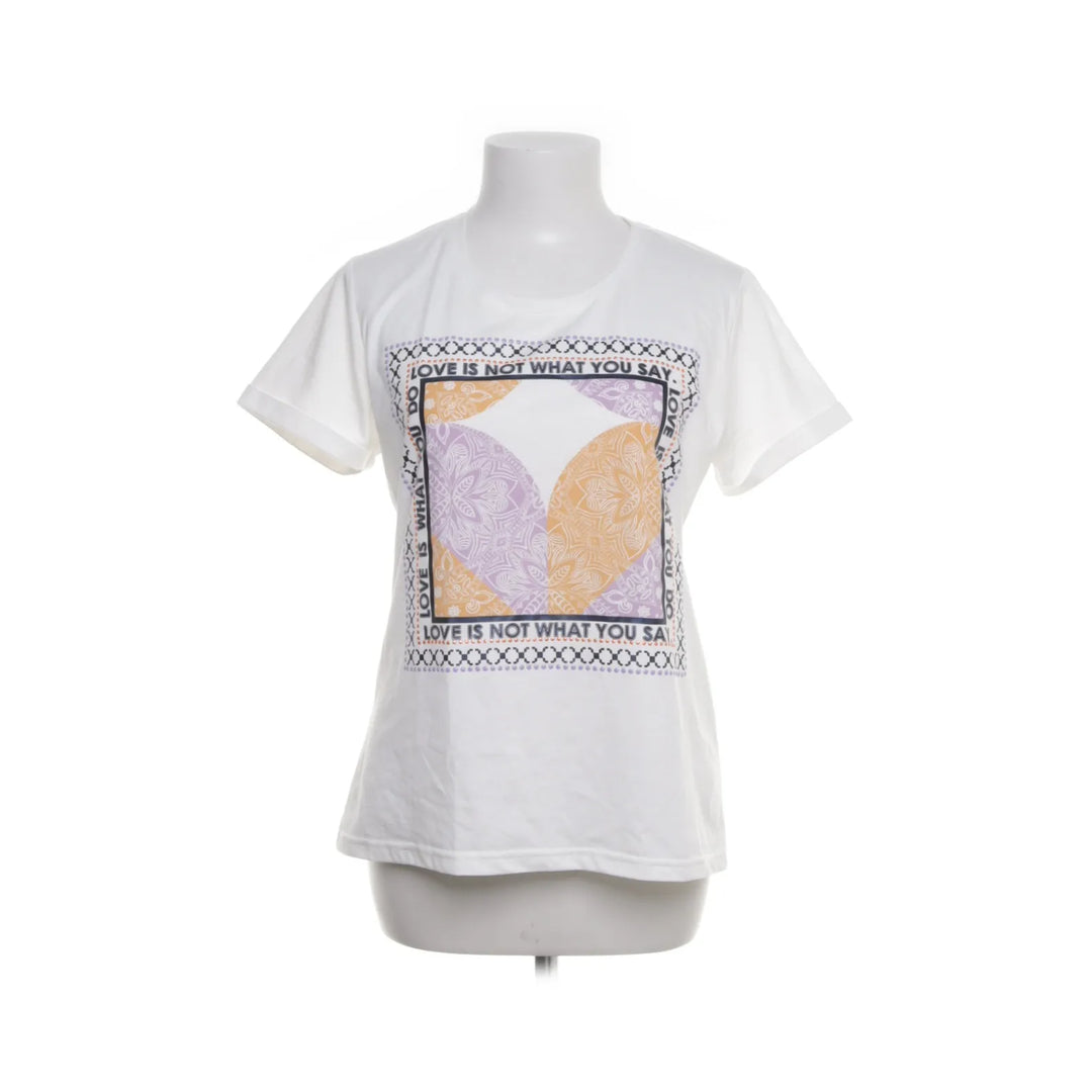 Hugs & Kisses | Wit, Meerkleurig - T-shirt