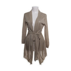 Armani Collezioni | Beige gebreide cardigan
