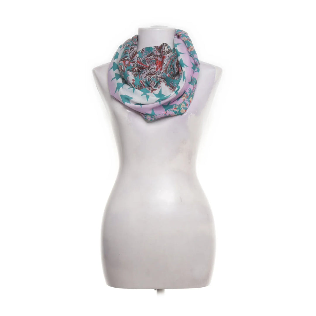 Sarah Kern | Blauw, Groen, Lila, Meerkleurig - Infinity scarf