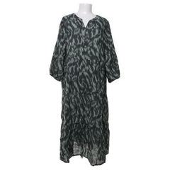 Cecil | Zwart, Groen - Jurk