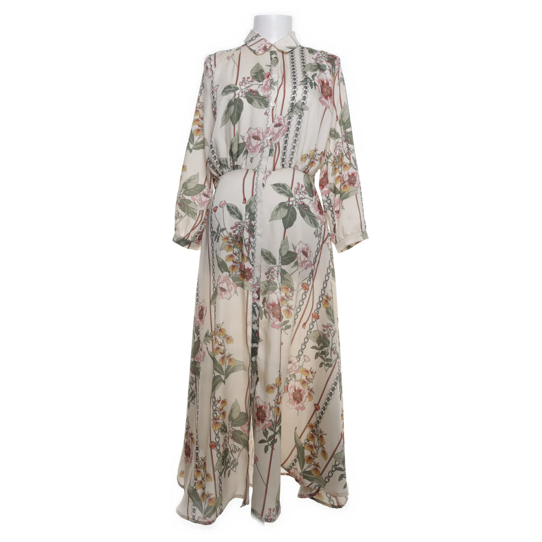 Beige, Meerkleurig - Maxi jurk