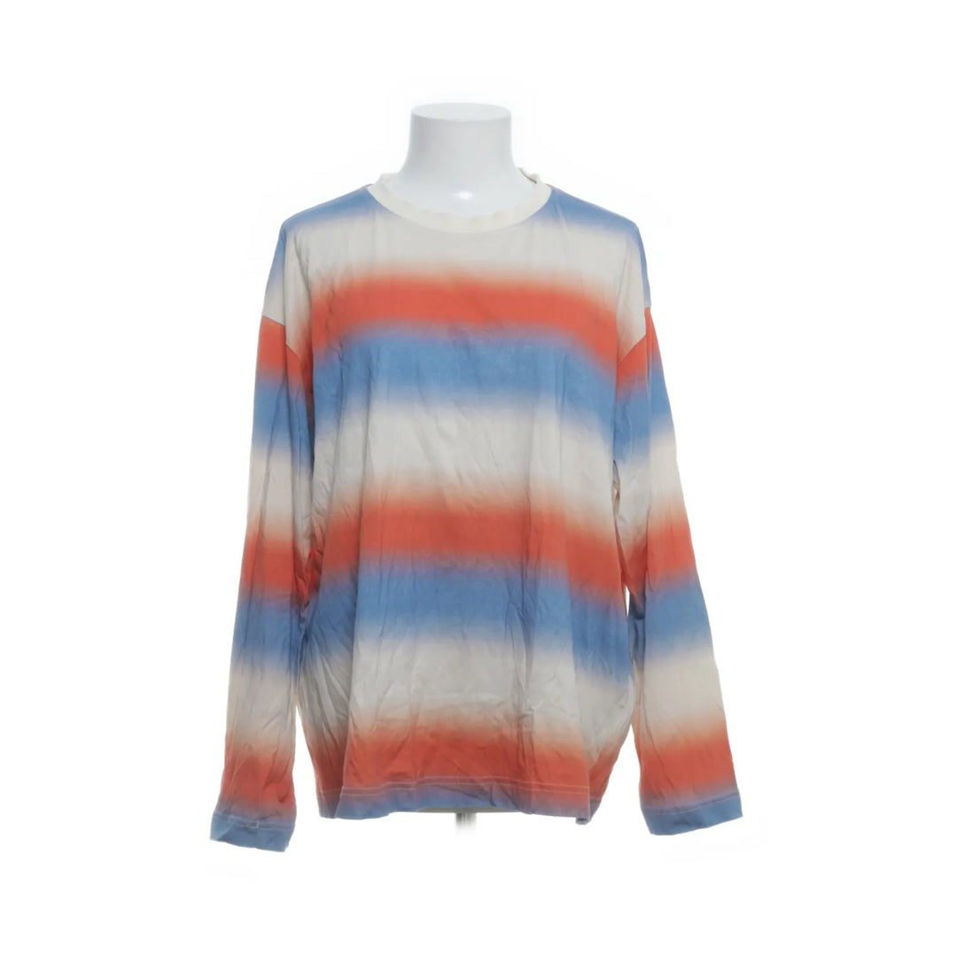 Arket | Blauw, Wit, Oranje - Lange mouwen shirt