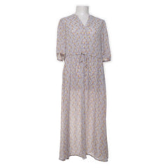 MSCH Copenhagen | Pastelkleurige bloemen maxi-jurk