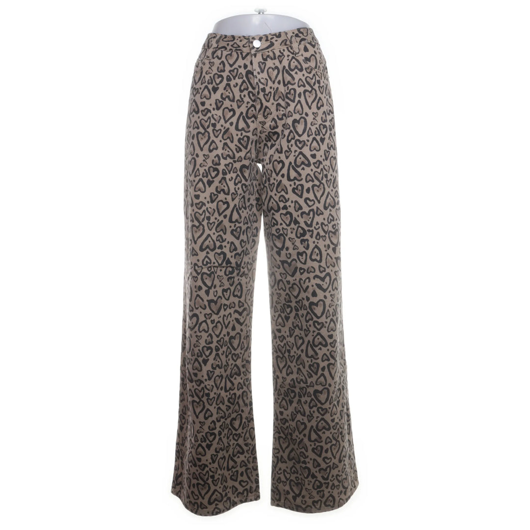 Mochy | Beige, Zwart - Spijkerbroek