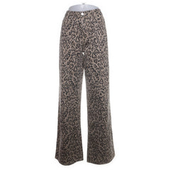 Mochy | Beige, Zwart - Spijkerbroek