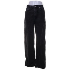 NA-KD | Zwarte wijde denim broek