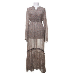 Noa Noa | Beige, Meerkleurig - Maxi jurk