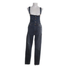 Forever 21 | Donkerblauwe denim tuinbroek