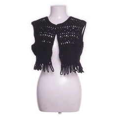 Zara | Zwart Gehaakte Bolero