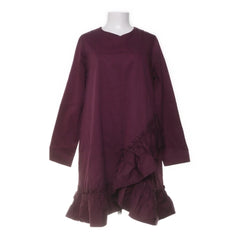 COS | Paarse asymmetrische jurk