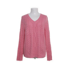 Rabe | Roze Kabeltrui V-hals