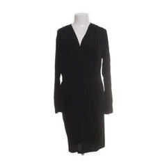 Samsøe & Samsøe | Zwart - Wikkeljurk