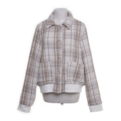 ESViViD | Beige Geruite Bomberjack