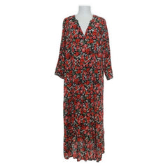 Zizzi | Rode bloemen maxi-jurk