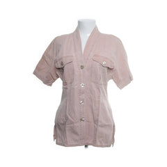 Strenesse | Roze linnen safari-blouse