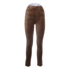 Massimo Dutti | Bruine Fluwelen Skinny Broek