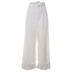 ASOS | Witte wijde linnen broek