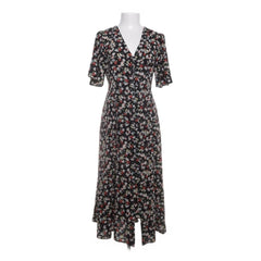 ASOS Design | Zwarte Bloemenprint Midi-jurk