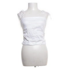 H&M | Witte strapless top