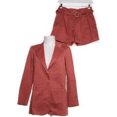 Amaya Amsterdam | Terracotta Blazer en Short Set