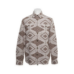 Dobber | Beige, Bruin - Overshirt