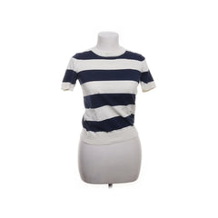 Magaschoni | Gestreepte marine-wit t-shirt